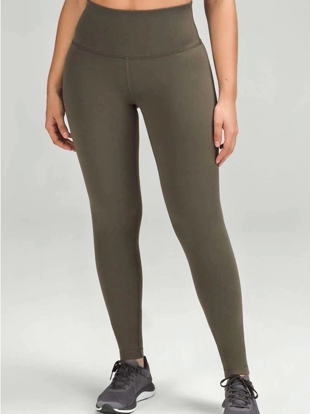 Lululemon Wunder Train Contour Fit High-Rise Tight Army Green size 6